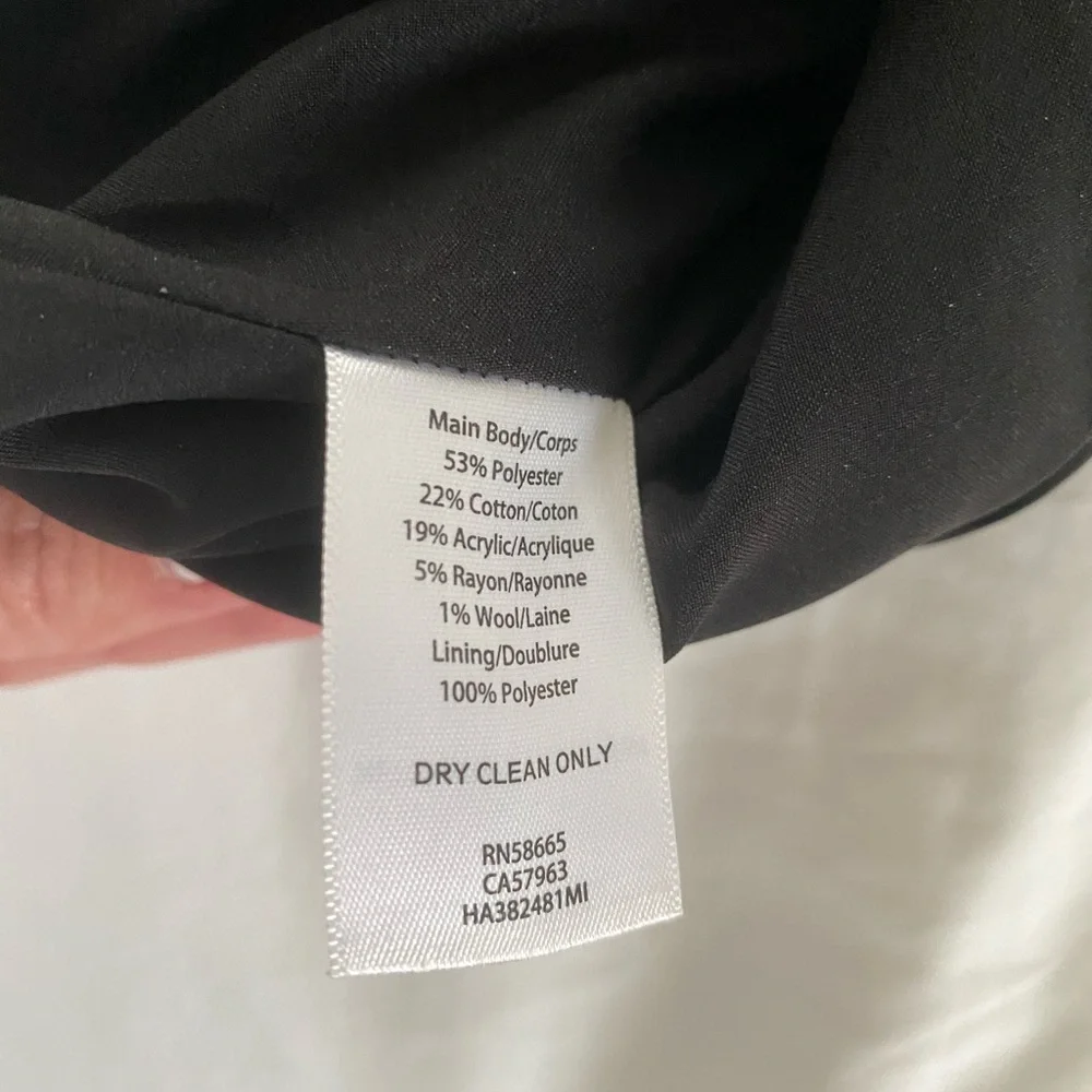 Halogen Asymmetrical Grommet Tie Tweed Skirt - Picture 7 of 8